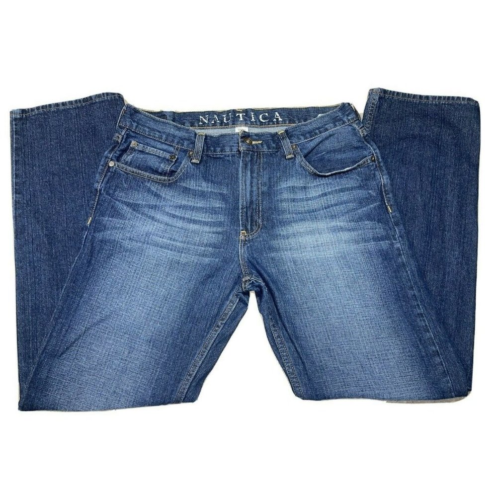 Nautica Jeans Co. Men's Denim Jeans 34 x 32 Blue